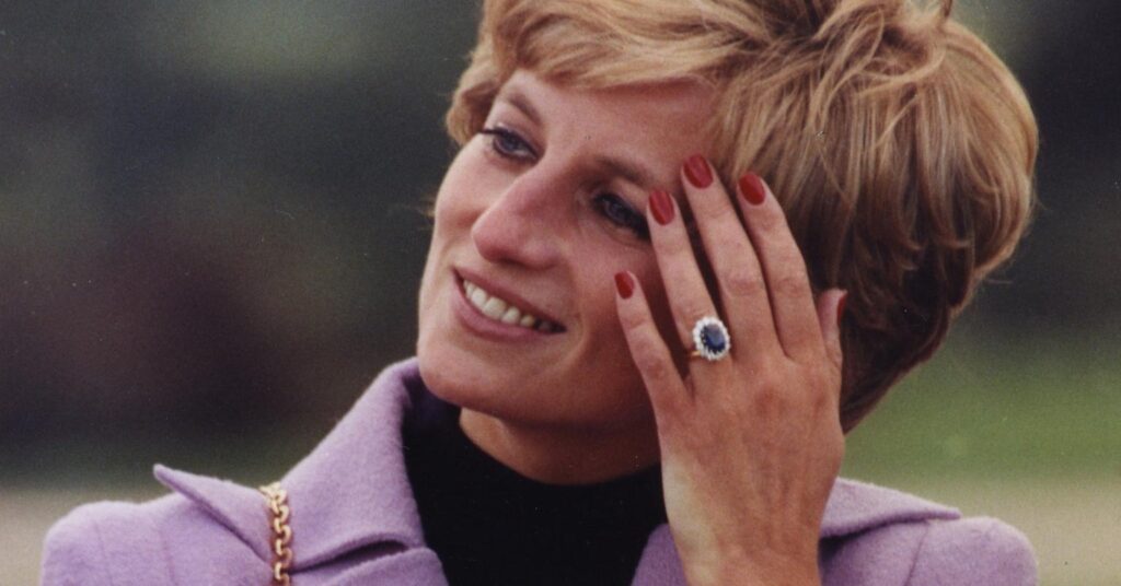 September birthstone, Sapphire Princess Diana engagement ring.
