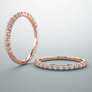 Round-Shape Diamond Anniversary Band