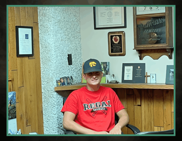 Grant Paffrath looks pretty natural at Grandpa Todd’s desk! Continuing the tradition.