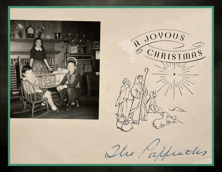 A past Paffrath family Christmas card. Can you guess which one is Todd?