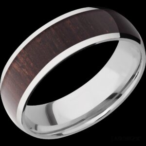 Men's Cobalt Chrome Band with Wenge Hardwood