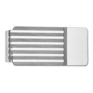 14 kt. White Gold Textured Money Clip