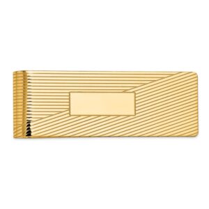 14 kt. Yellow Gold Textured Money Clip