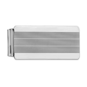 Sterling Silver Rhodium-Plated Money Clip
