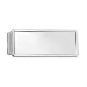 Sterling Silver Rhodium-Plated Money Clip