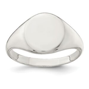 Men's Sterling Silver Signet Ring