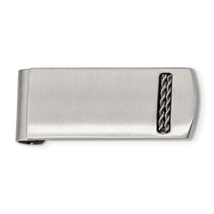 Stainless Steel Brushed Money Clip