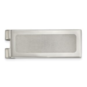 Stainless Steel Laser Cut Center Money Clip