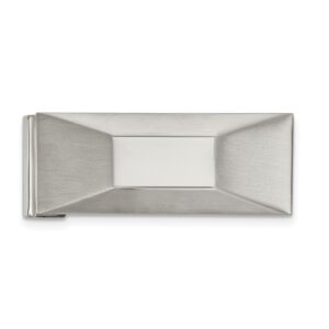 Stainless Steel Brushed and Polished Money Clip